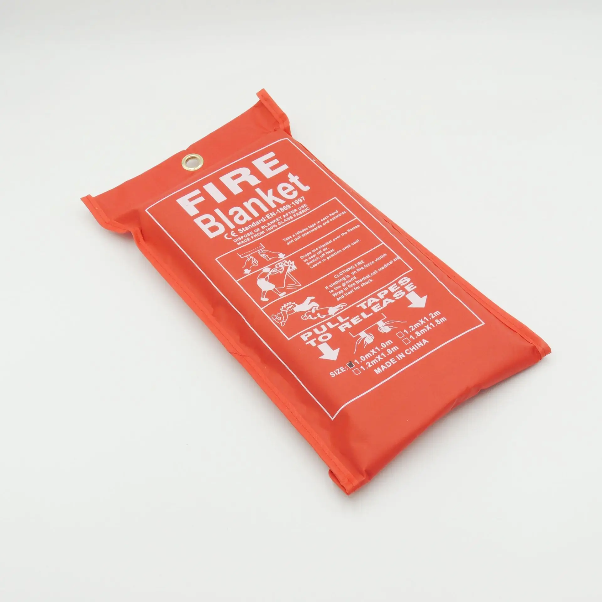 Custom Size Needle Punched Ceramic Fiber Fire Blanket Fire-Resistant and Firefighting Essential