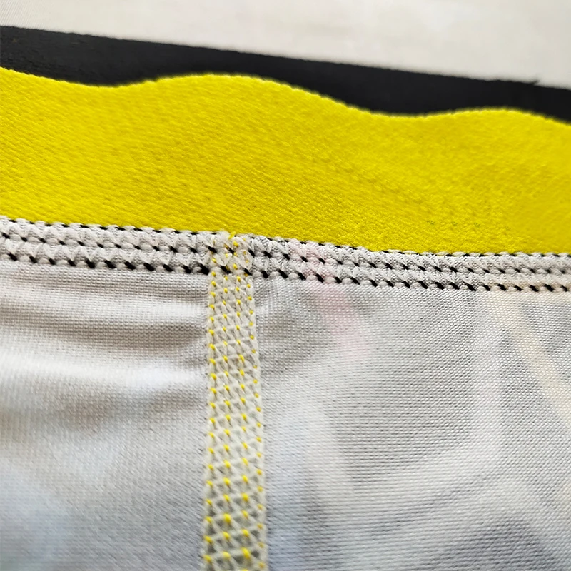 
Canton Hint Custom Print Polyester Spandex Branded High Quality Black Elastic Waistband for Sublimation Boxer Briefs Custom Logo 