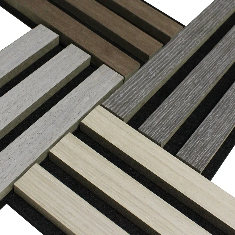 Environmental fiber and MDF  Wood Wall Acoustic Panel