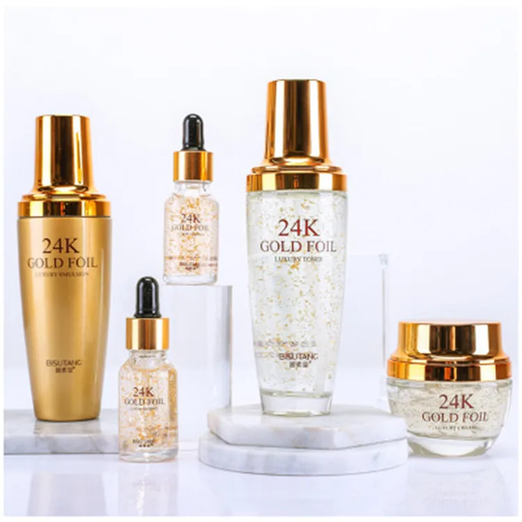 Private Label 24K Gold Creams Facial Care Set Whitening Skin+Care+Set Anti Aging Face Cream Set