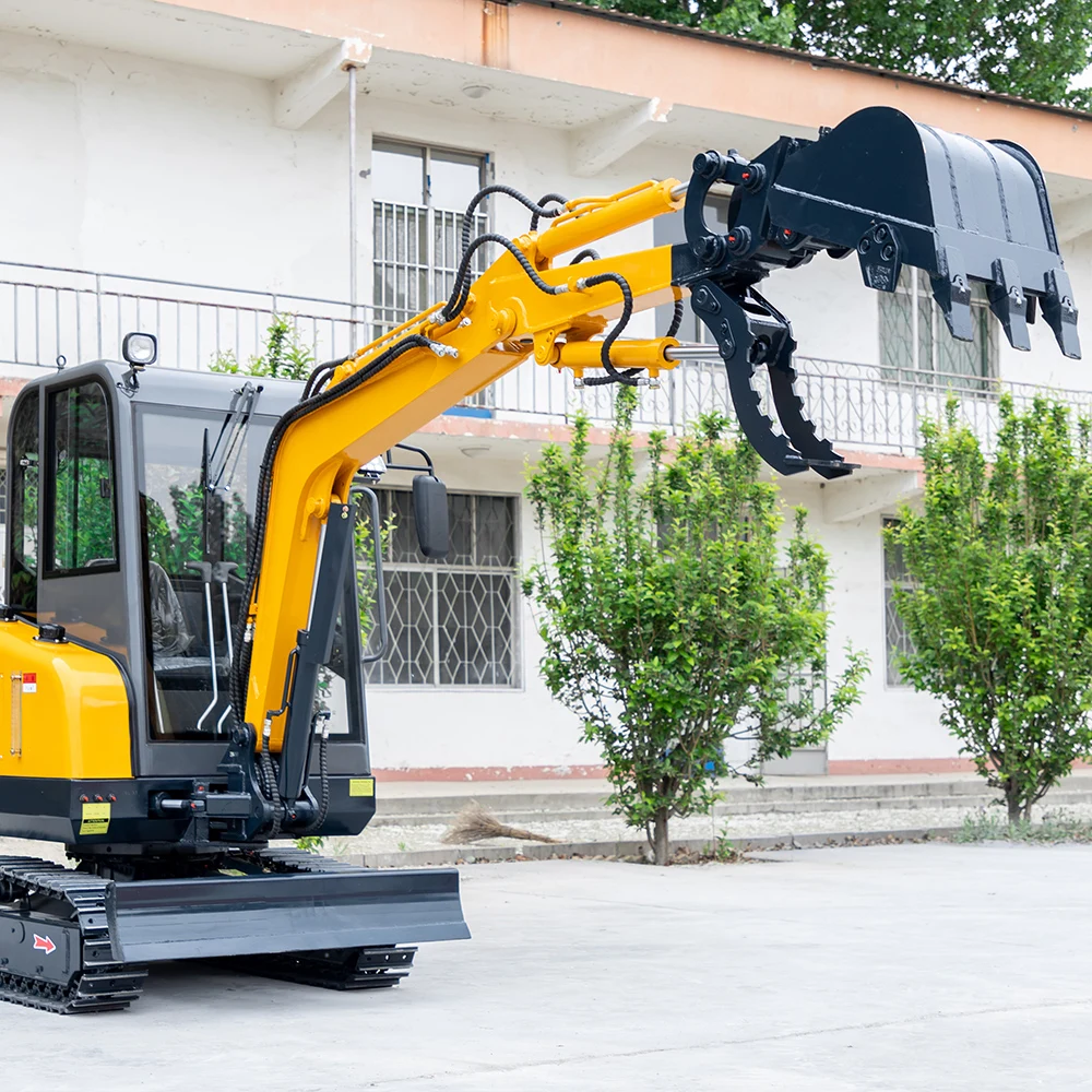 Factory Price Hydraulic Full Accessories 2 Ton 2.5 Ton 3 Ton Excavator Mini Retro Excavator Digger For Sale