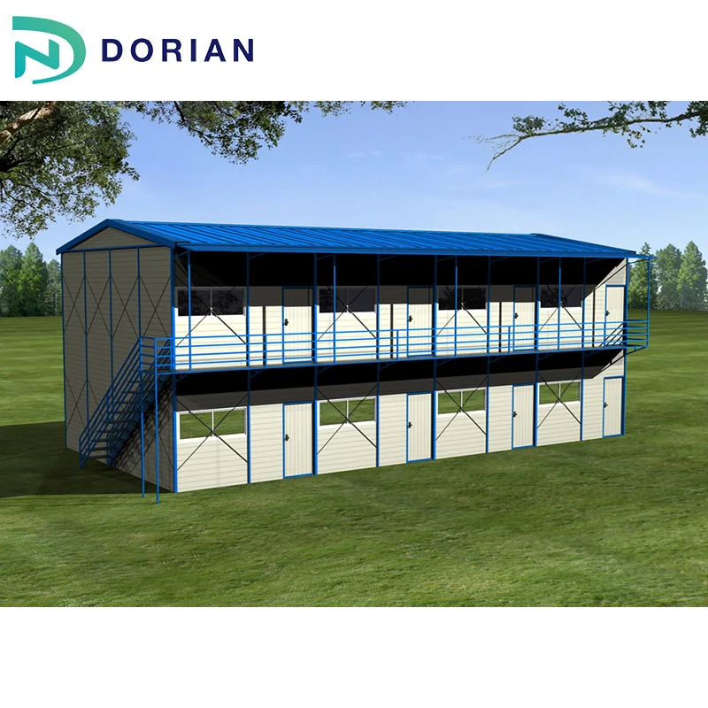 Modern  Design Metal Buildings Prefabricated Steel Frame Home