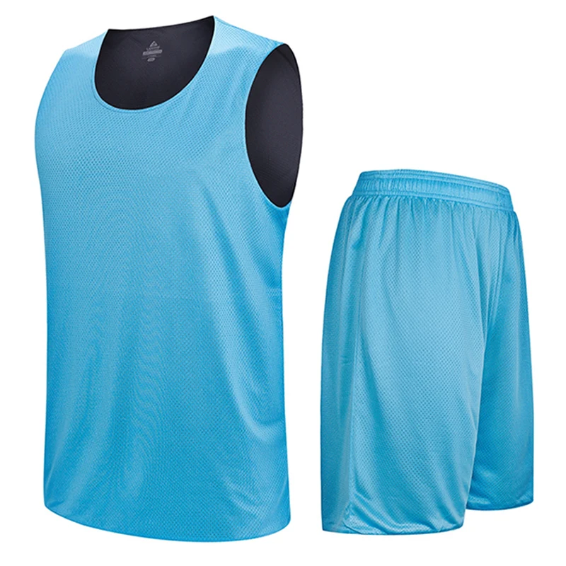 Лучшая баскетбольная форма Lidong, дизайнерская цветная синяя сублимационная команда, двусторонние баскетбольные Джерси