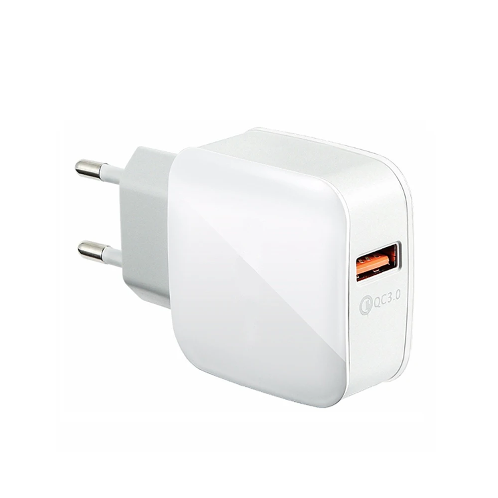 
SIPU USB Charger Quick Charge 3.0 Fast Charger EU Plug Single USB Port Fast Charging for iPhone US Plug QC3.0 USB Wall Charger 