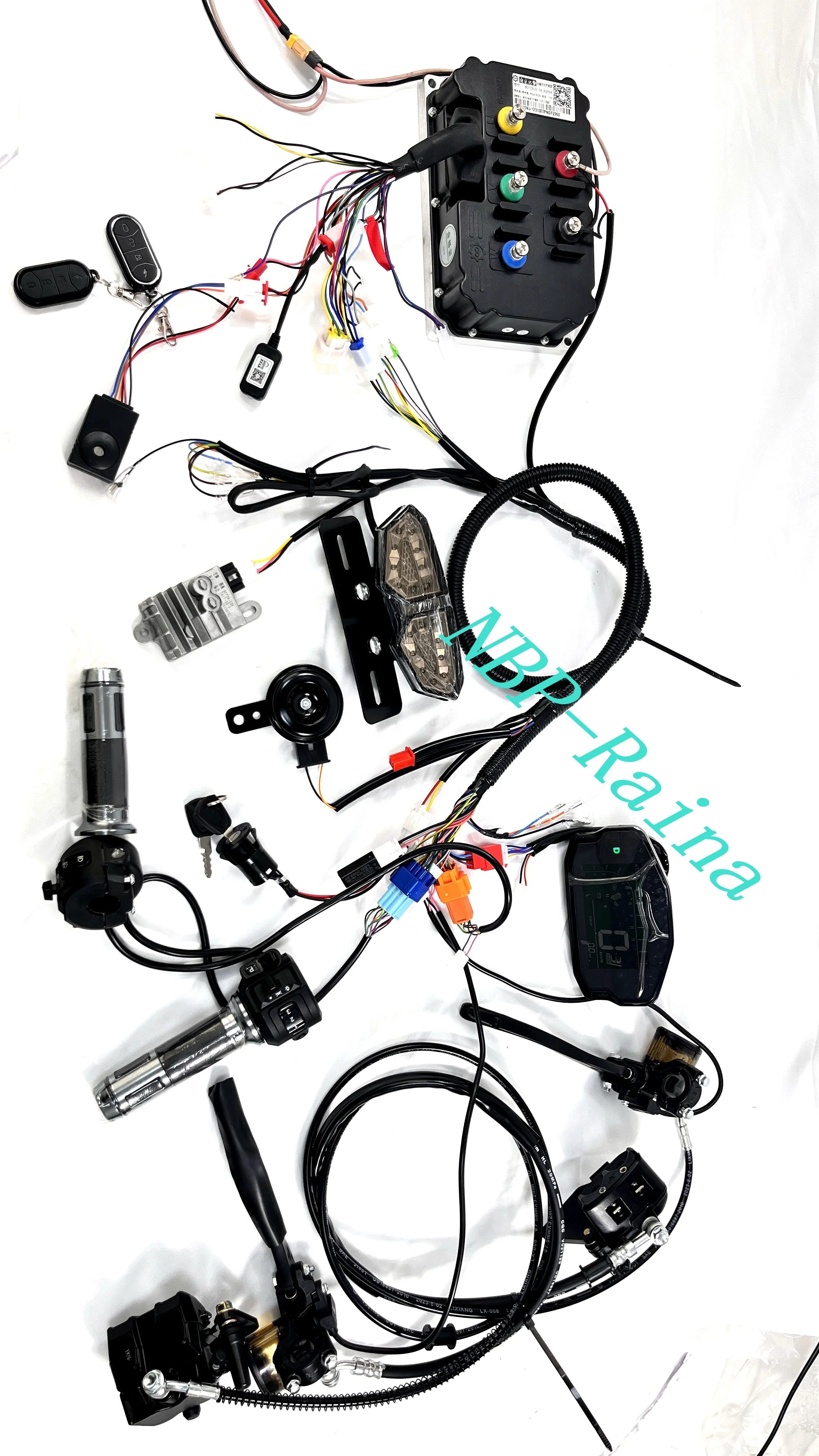 QS motor 138 90H 72V 96V 4000w mid drive gear motor fardriver ND72530 ND72680 controller for motorcycle scootor