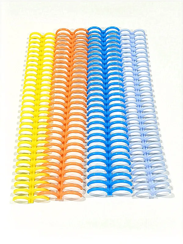 A4 Plastic Loose Leaf Ring Durable Colorful Plastic binding Ring