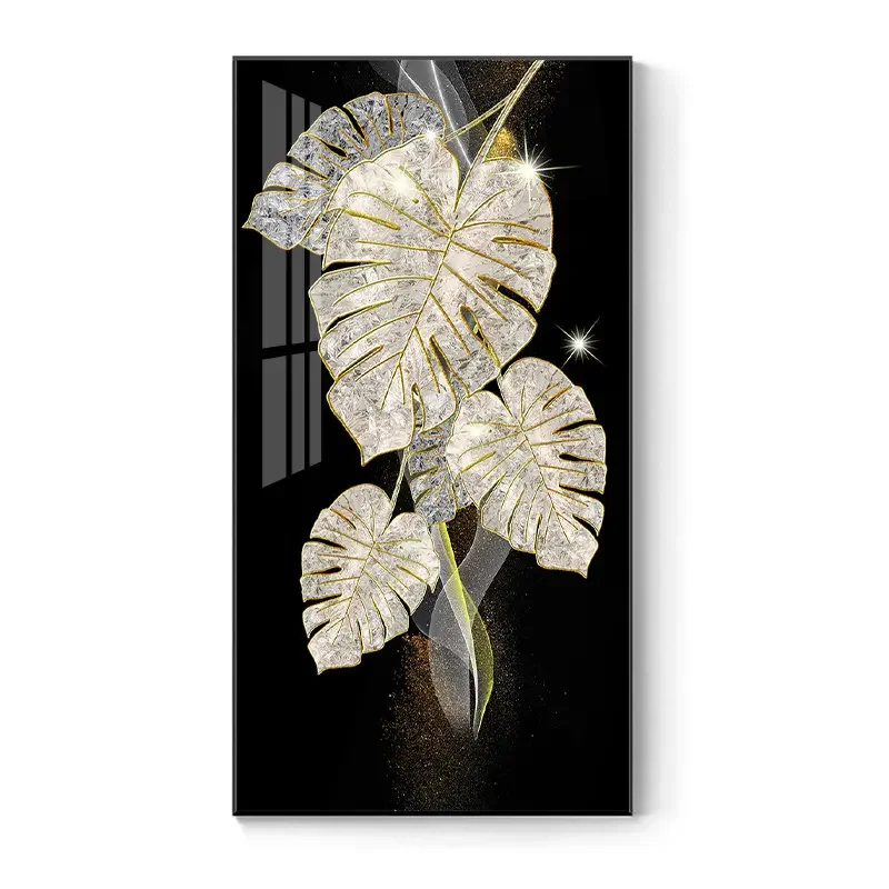 Креативная настенная краска из хрустального фарфора на веранде для гостиной стены с рамкой холсте художественный декор домашнего декора