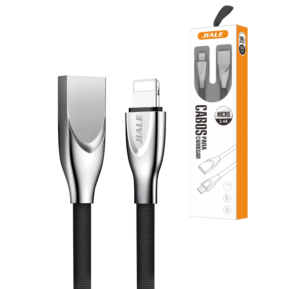  Круглый телефон Micro IOS Type C сотовый оптом в наличии 3 1 металлический красный Usb-кабель для быстрой