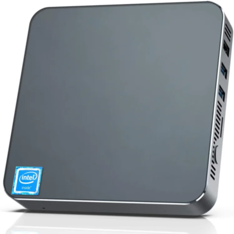 High quality J4125/J6412 Router DDR4 2 LAN 6*Com VGA X86 Linux Barebone Embedded Industrial Thin Client PC Fanless mini pc