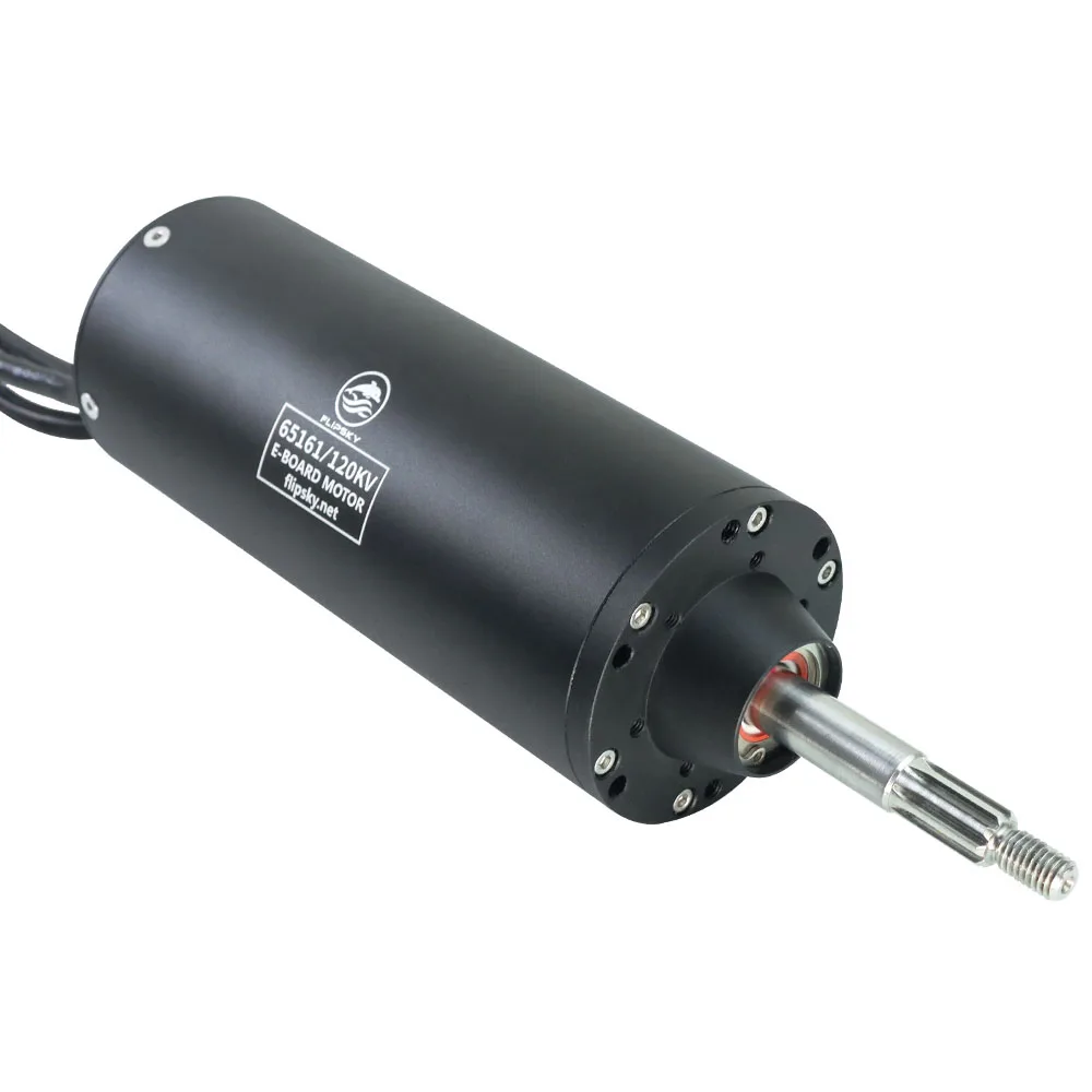 Flipsky 65161 100/120/195KV 6000W Splined Shaft Waterproof Brushless Motor BLDC Belt Motor for Efoil Ejet