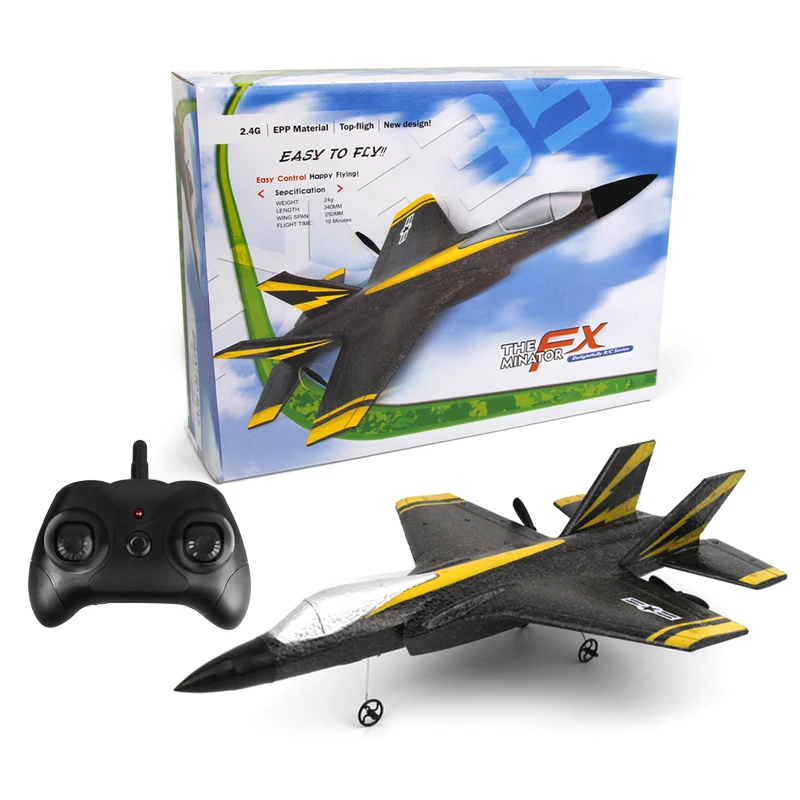 LaiNan FX635 Remote control glider F35 fighter foam toy aircraft Airplane toy model gift for children