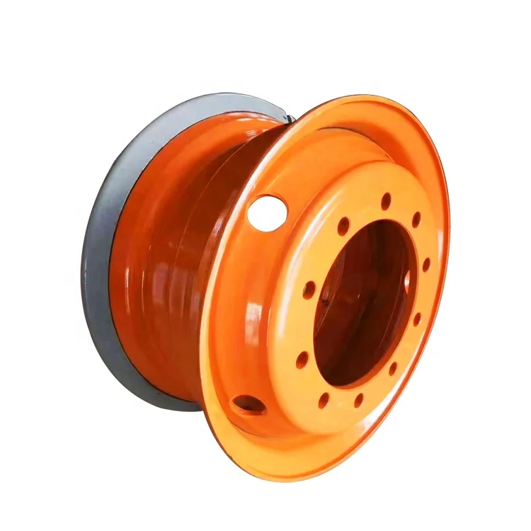 Universal 22.5X13.00 trailer parts steel wheels rims with Tyre 1200R20