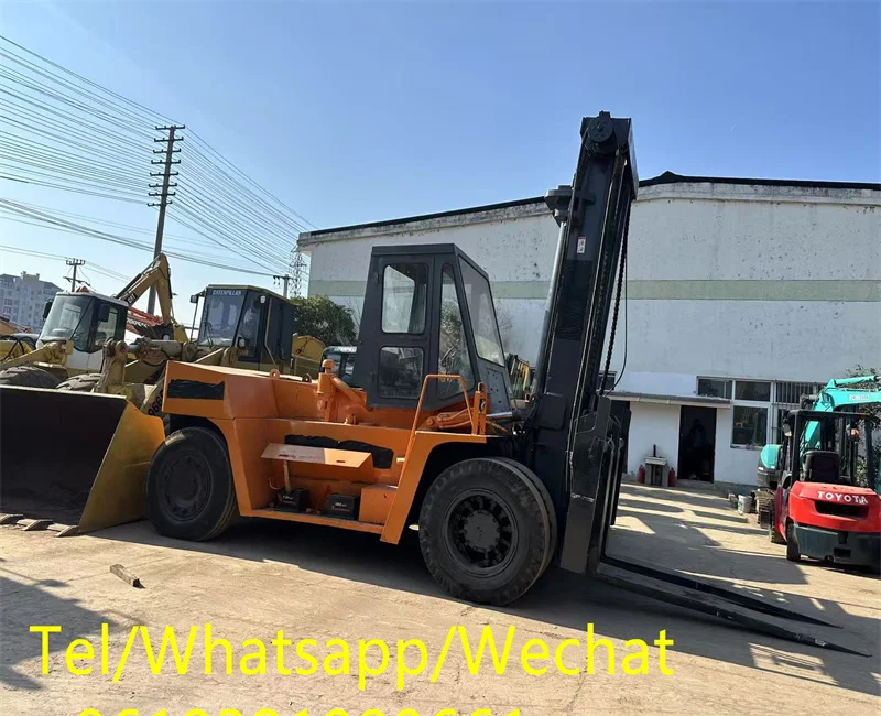 Second Hand Japan brand TCM 20 Ton Forklift TCM FD200 Forklift for hot Sale in shanghai jinshan