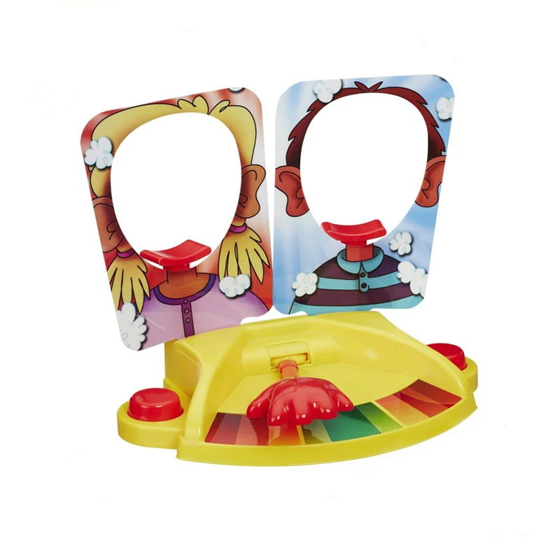 Party Double Person Funny Table Game Parent-Child Interactive Cake Cream Pie in Face Anti Stress Toy
