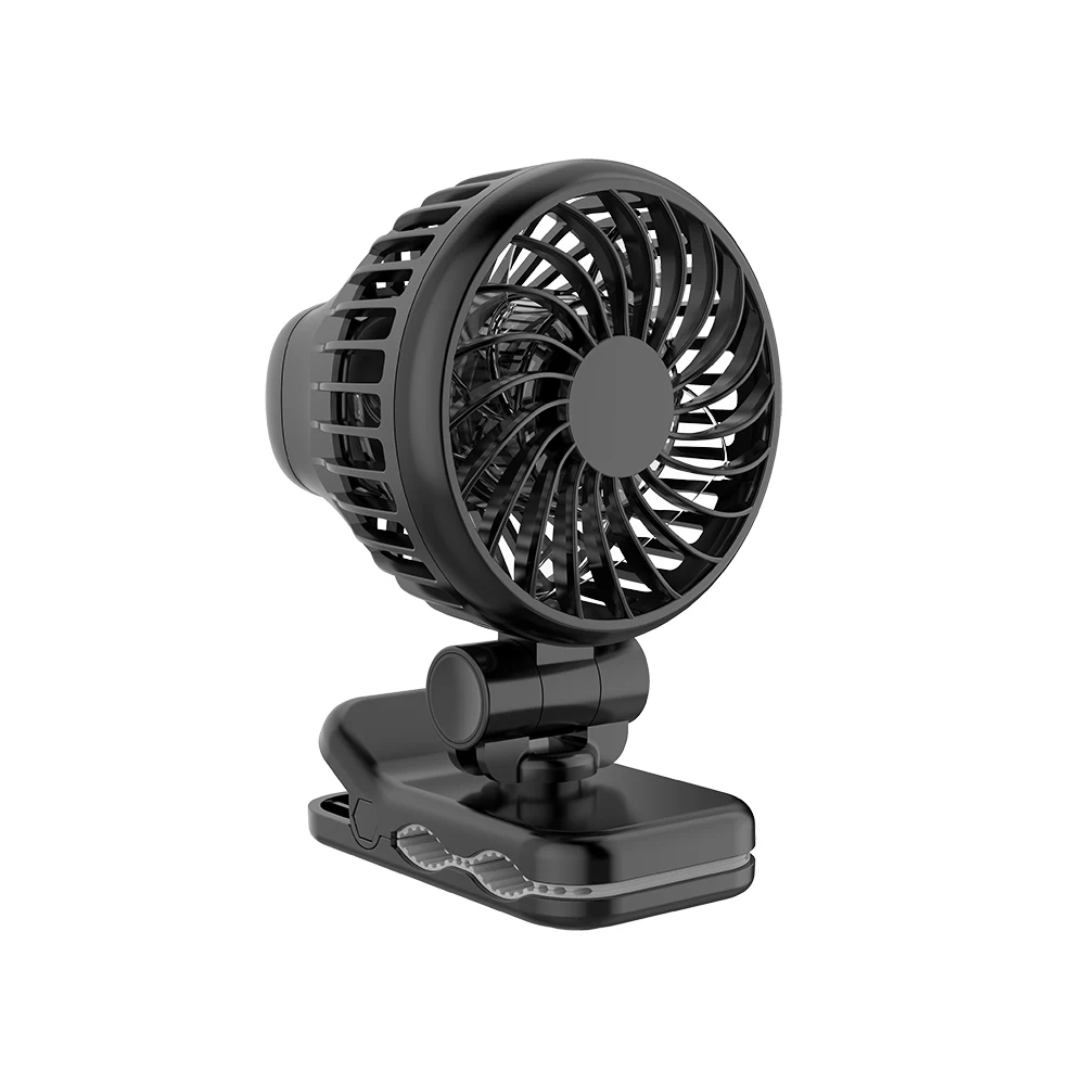 Портативные электрические вентиляторы с клипсой, мини-вентилятор с клипсой на 360 градусов