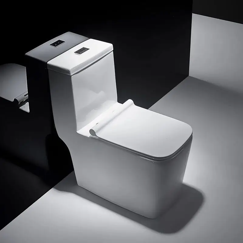 Factory household Zhijie glaze toilet toilet toilet row conjoined ceramic deodorant