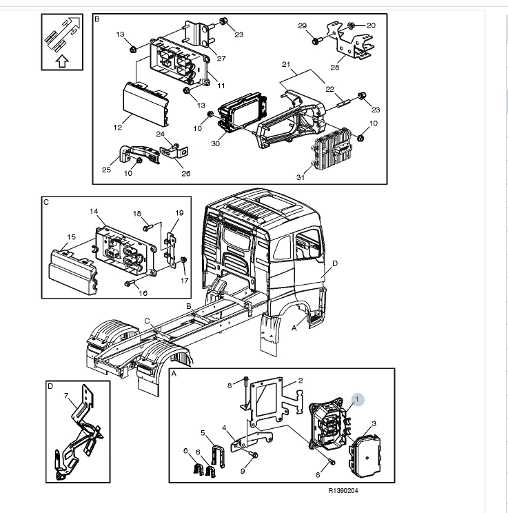 Volvo Original  Control Unit 21855905