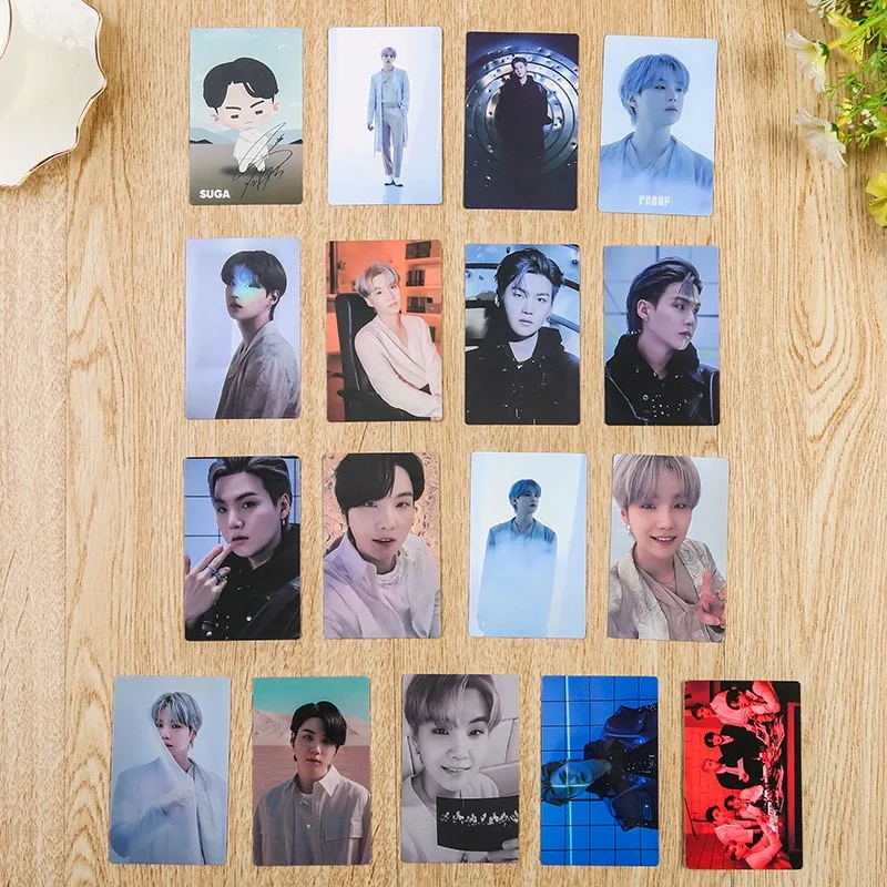 KPOP JK RM WINTER PACKAGE Proof LOMO Cards Double-sided Fashion Member Selfie Photocards Idol Group Postcards Fans Collectibles