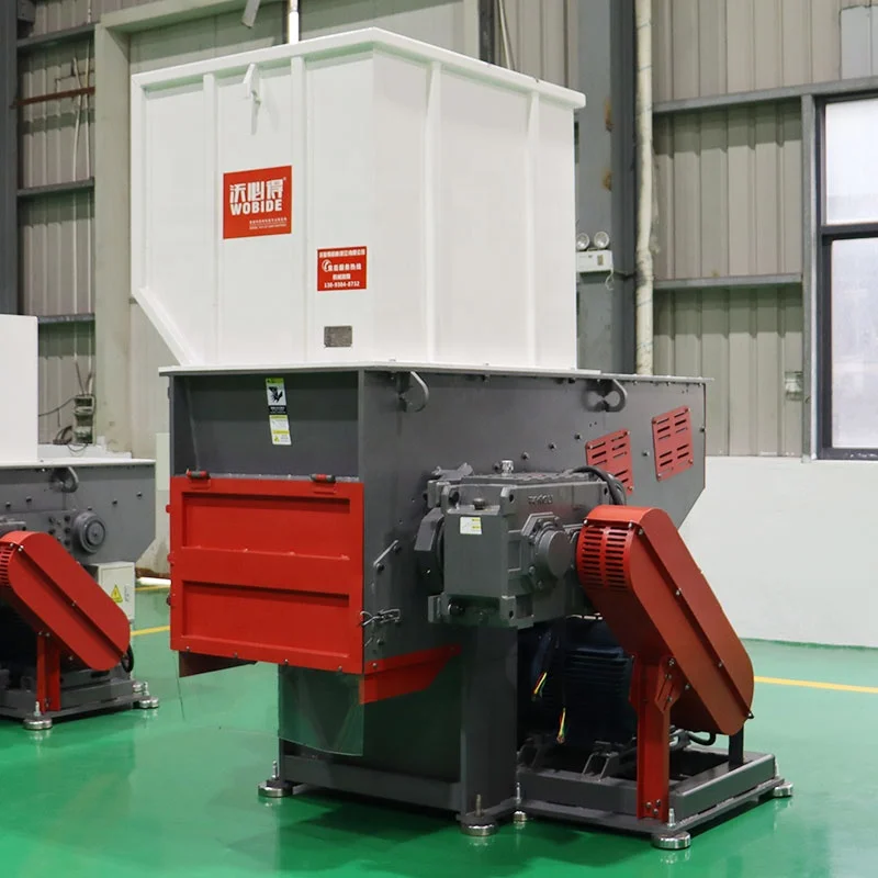 Single Shaft Shredder Machine for Wood Rubber and