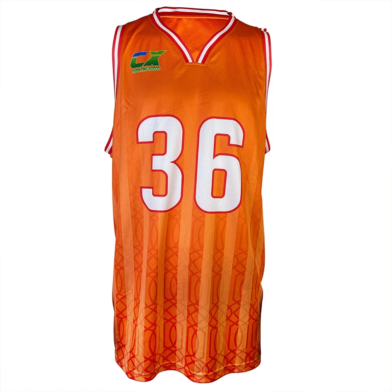 best design basketball jersey color White sublimation Basketball clothes Unisex basketball uniform