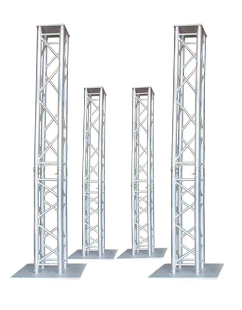 TUV Event Outdoor Exhibition Stage Club DJ Lighting Equipment Tower Totem Aluminum Truss With Trolley Case