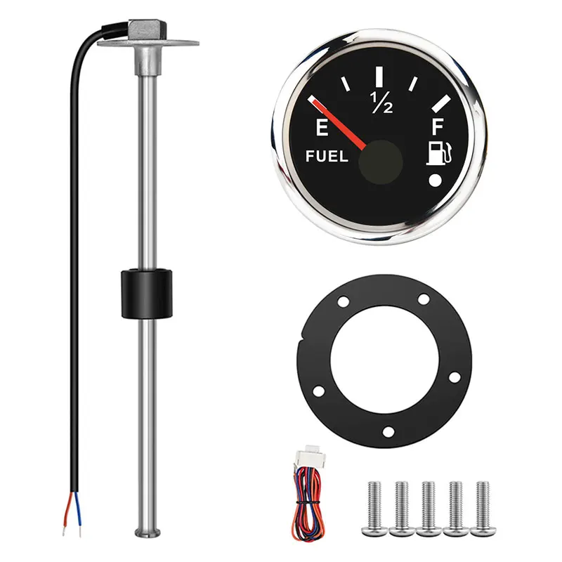 Fuel Gas Sender Stainless Steel Fuel Sending Unit Marine Boat Water Level Gauge Sensor With Gauge