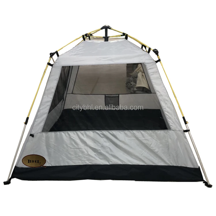 BHLQ factory wholesale price 4 6 8 10 12 16  person high quality instant tent pop up sleeping bag mat  sanitary barrack tent