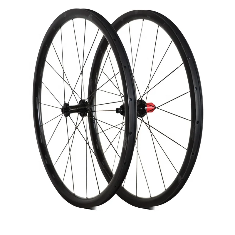 GoFast Factory Wholesale Carbon Spoke Wheels 28mm Width Chosen Hub Carbon Wheels Tubeless 30mm Depth Spoke Wheel Carbon 700c