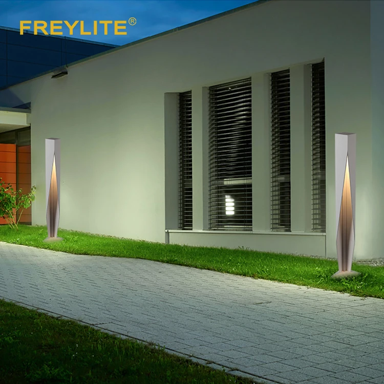 FREYLITE Modern design decorative fixture outdoor commercial pathway bollard light 10w led bollard lamp