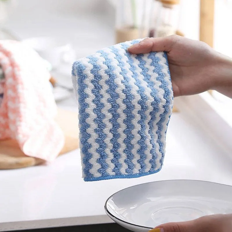 Cationic Glass Cleaning Cloth Microfiber Towel Non- stick oil Microfibre Cloth