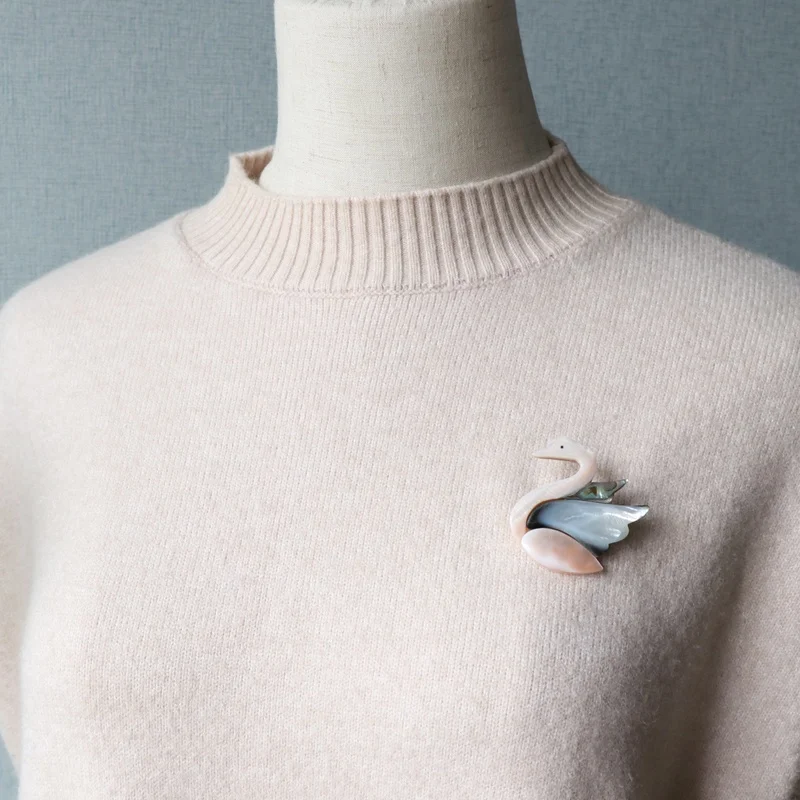 animal Pendant Owl Necklace Abalone Shell White Shell Stitching Animal Pendant Necklace