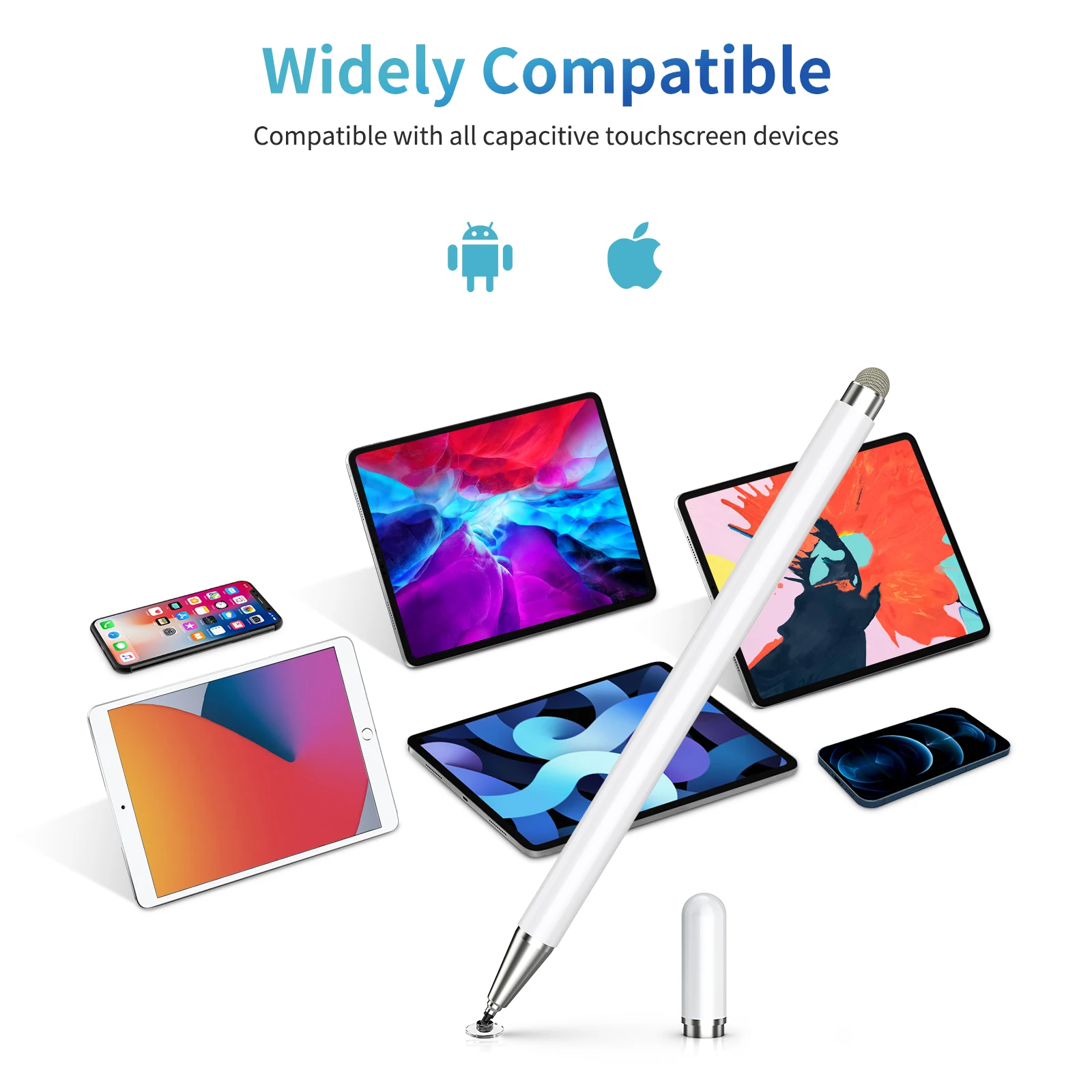 Заводской пассивный Стилус 2 в 1 для iPad Универсальный стилус для сенсорного экрана планшета