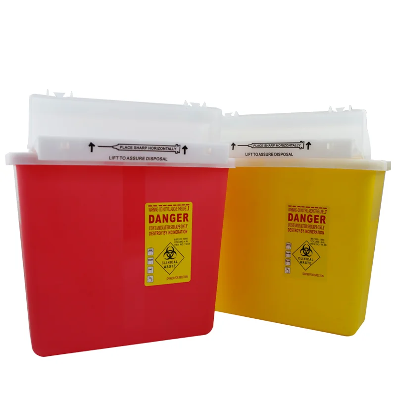 Corrosion Resistant High Quality Disposable Customized Sharp Container for Doctor