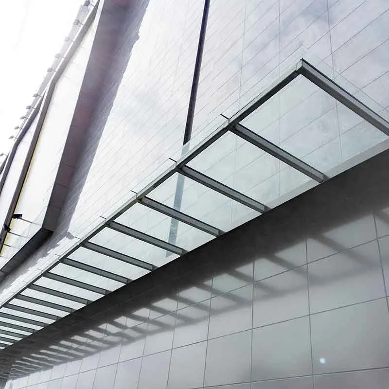 Manual Operation Metal Glass Window/Door Canopy Crackets with Polycarbonate PC Acrylic Sail Materials Steel Aluminum Frames