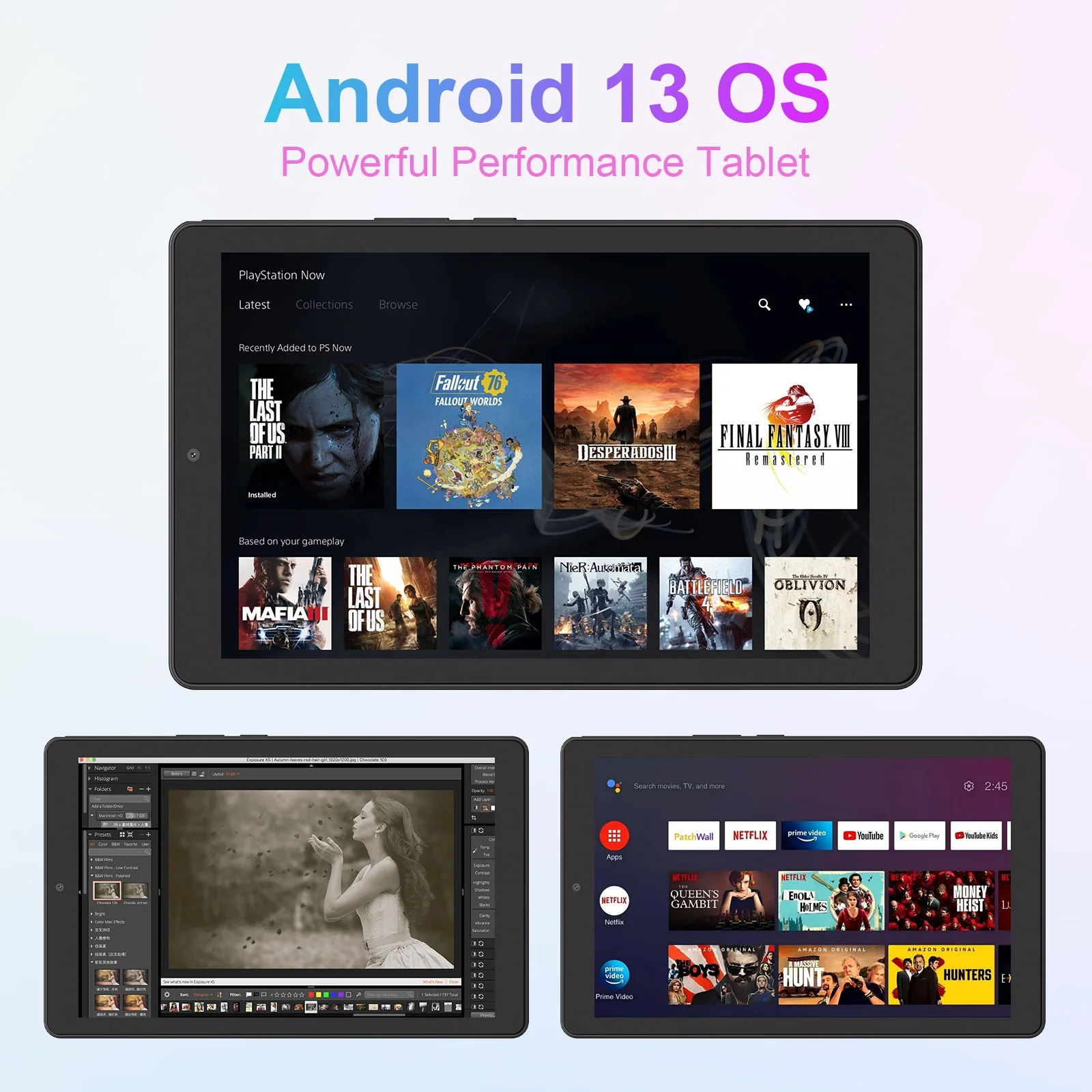2024 C idea ODM 10-дюймовый планшетный ПК Android 13 800 * 1280HD IPS сенсорный экран 8 ГБ + 512 г с Sim-картой для взрослых (черный)