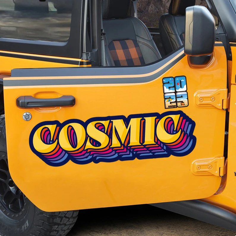 Custom Stickers Waterproof Vinyl  Graphic Decal Decoration for car door