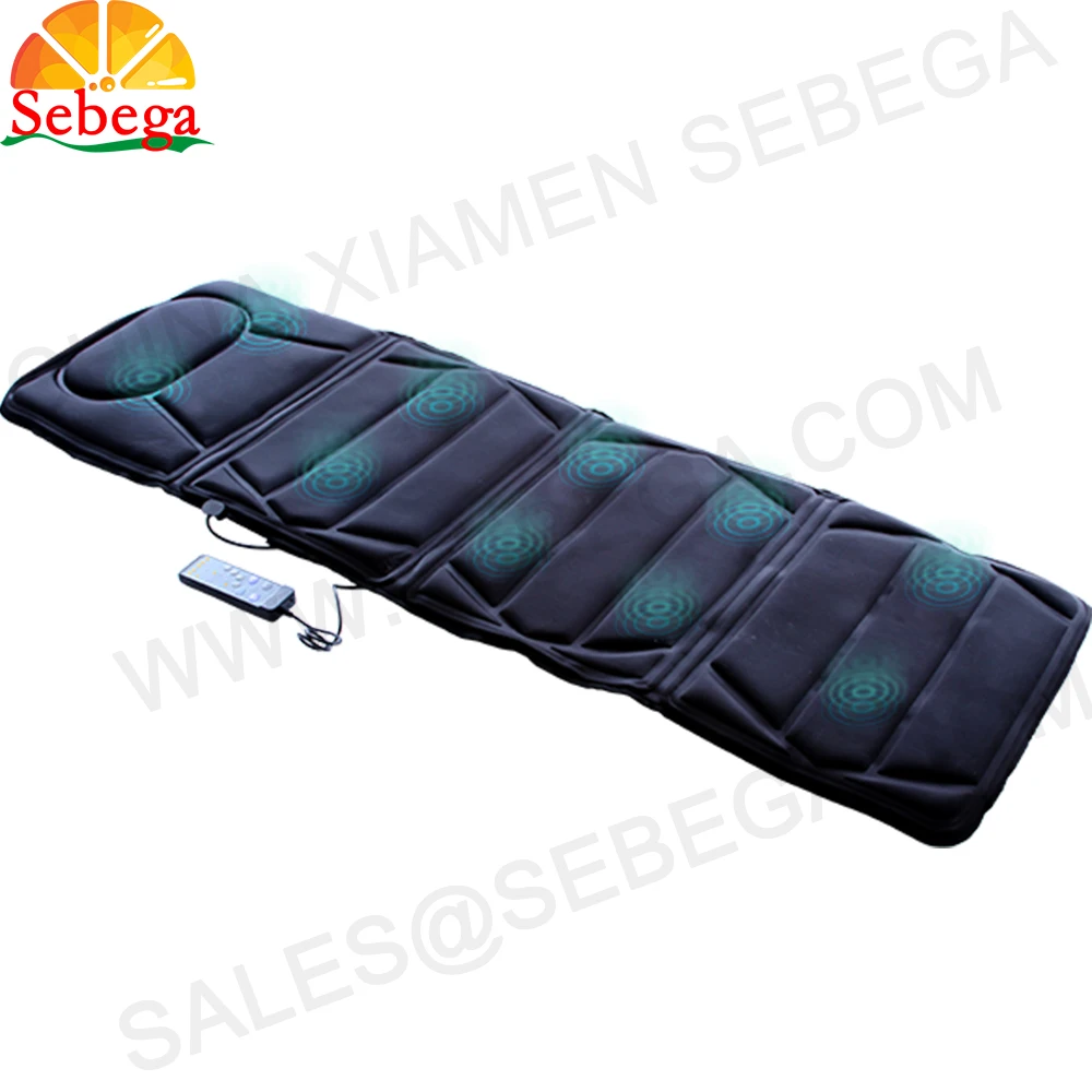 As Seen On TV Electric Full Body Heat Massage Mattress Pad Vibration Back Massage mattress