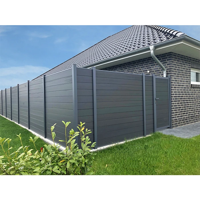 180x180 wpc zaun wood plastic composite garden fence
