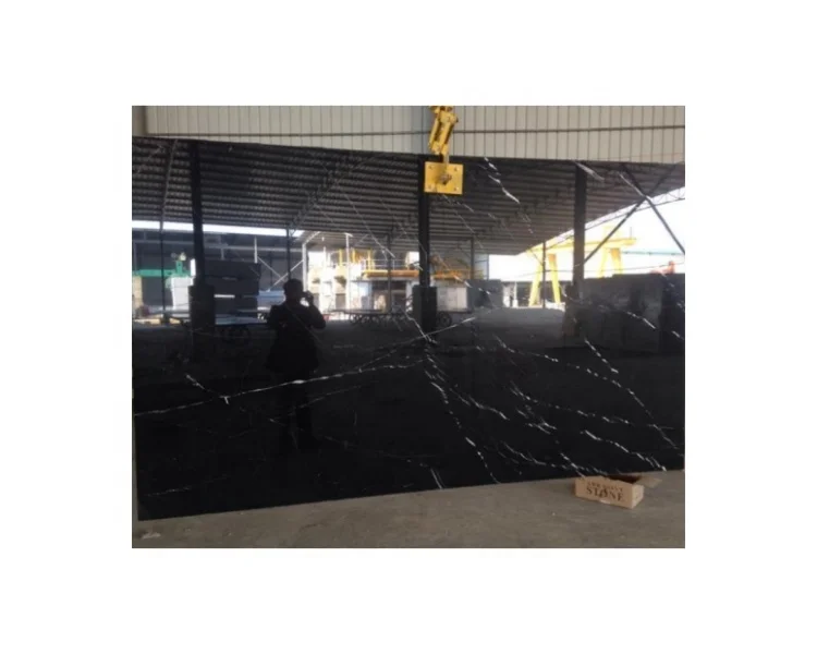 Chinese Cheapest Marble Nero Margiua Marquina Black Marble Slab For Kitchen Bathroom Countertops Wall Floor Tiles