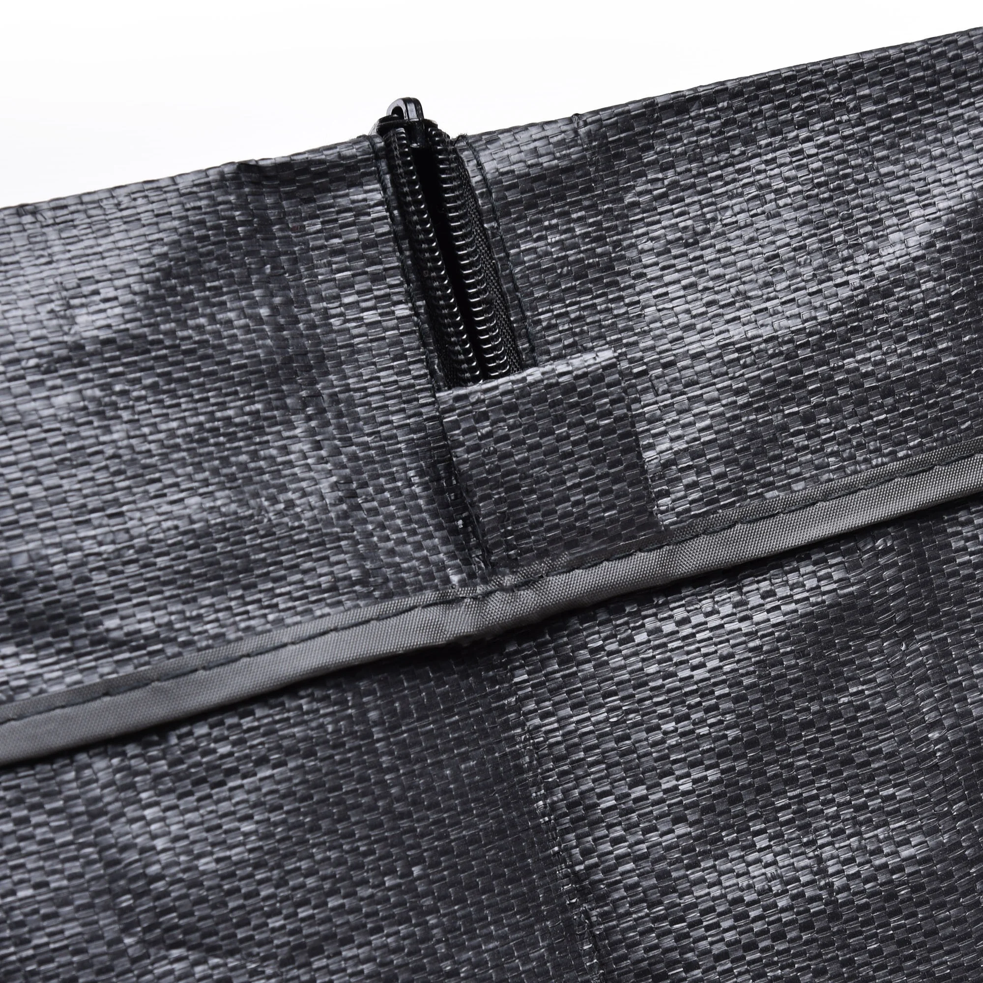 Black Lock Large Zip Packaging Plastic Bag For Heavy