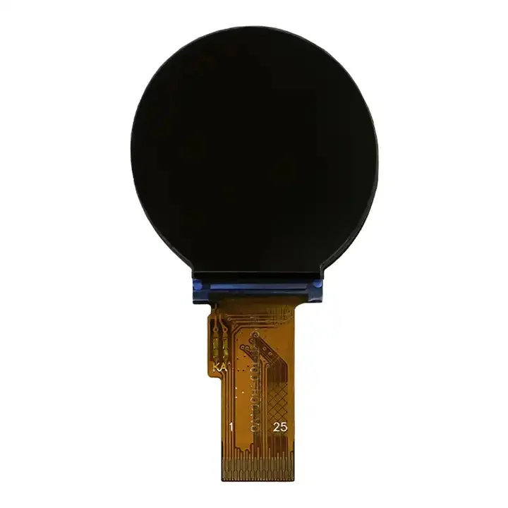0.9inch 4-wire SPI Interface Round TFT Display 128(RGB) x 128 LCD Display 0.9inch Circular TFT Display