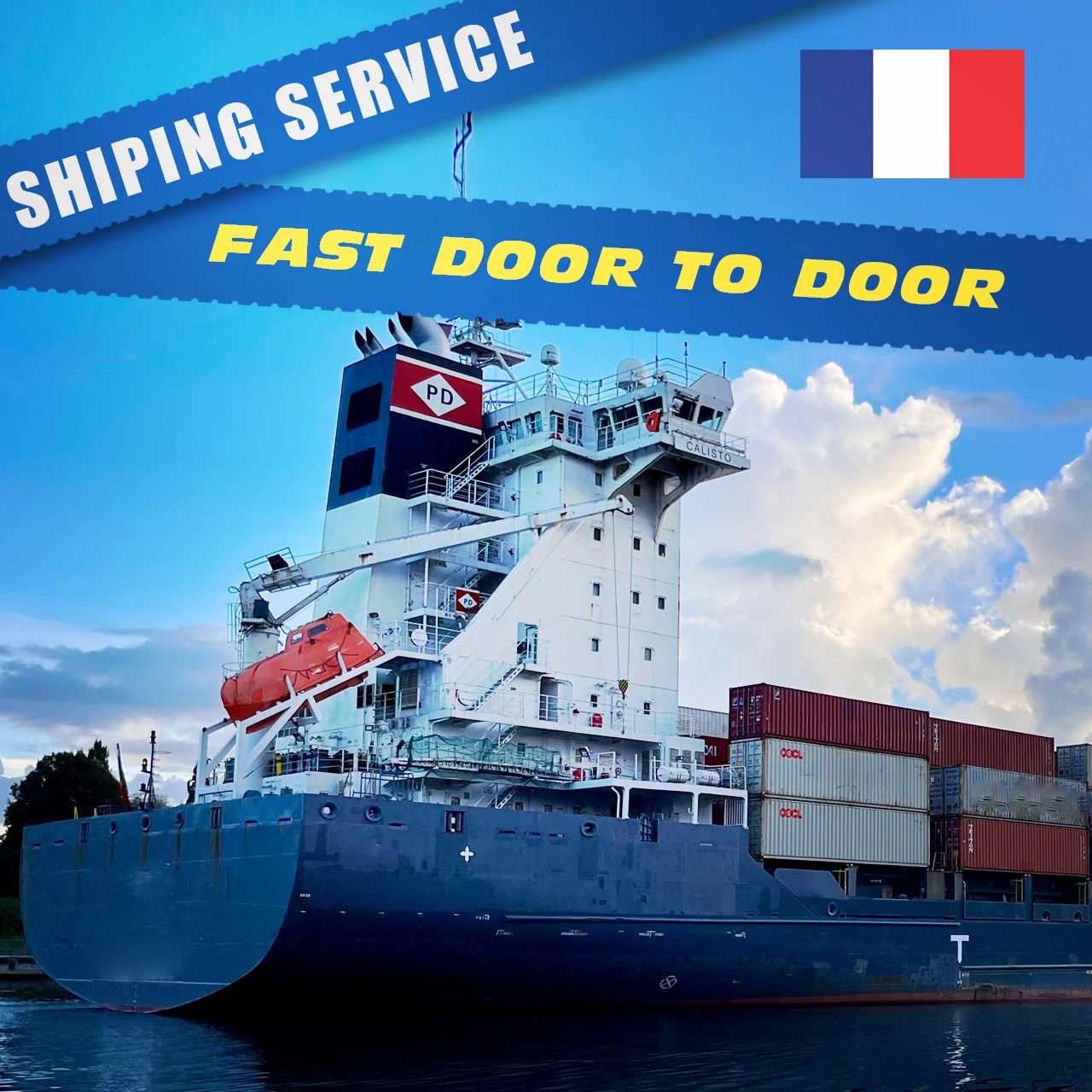 DDP Guangzhou Yiwu livraison transitaire en chine vers canada, Франция, Испания, Италия, США, порт, ладно, морской агент