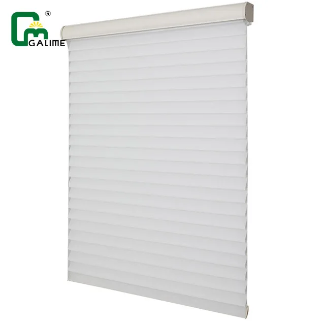 New Style Custom Smart Blinds With Tuya Wifi Zigbee Google Voice, Alexa Smart Electric Shangri-la Roller Sheer Blinds Curtain