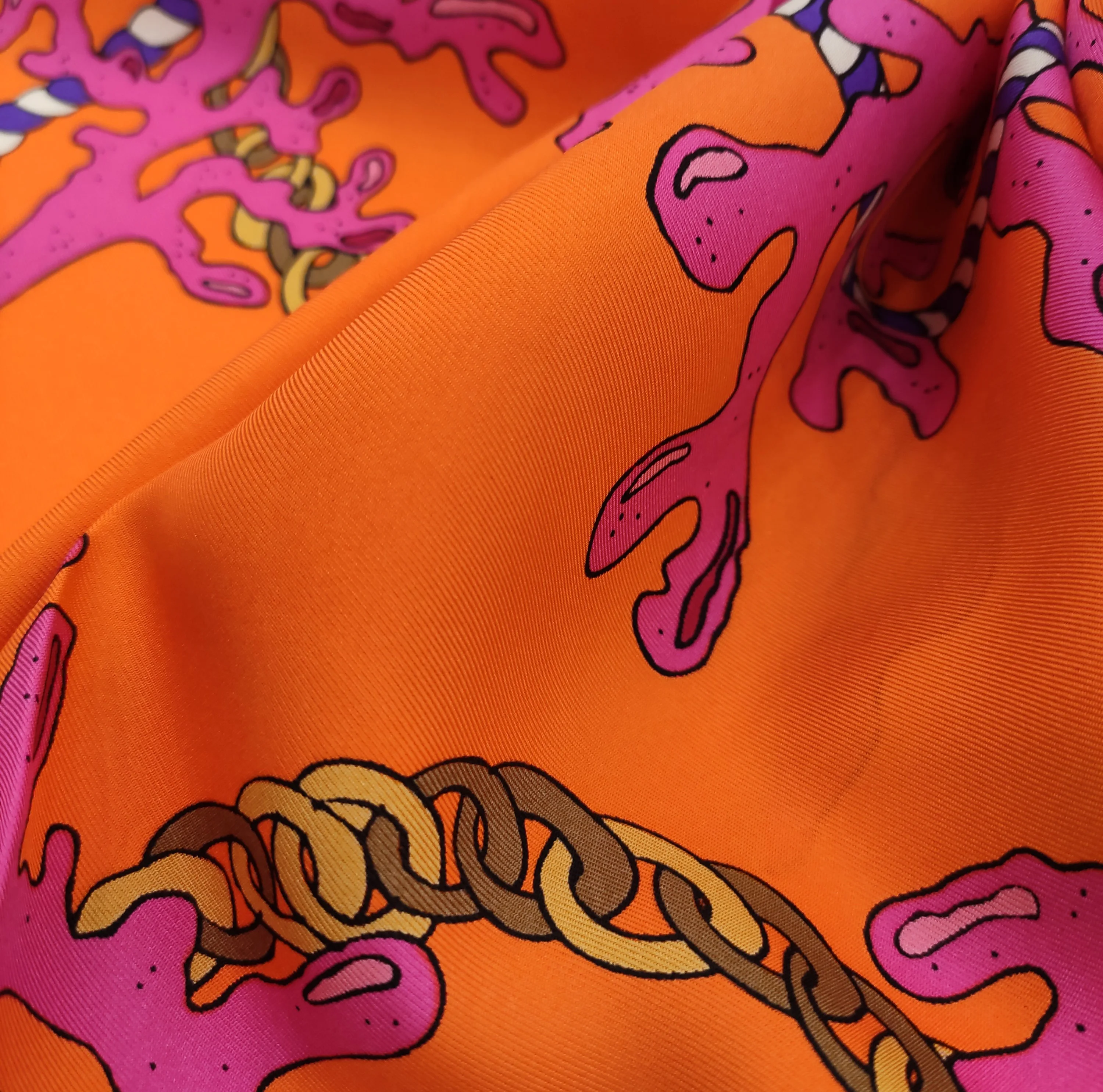 
Wholesale modal silk scarf printed silk modal scarf twill fabric 