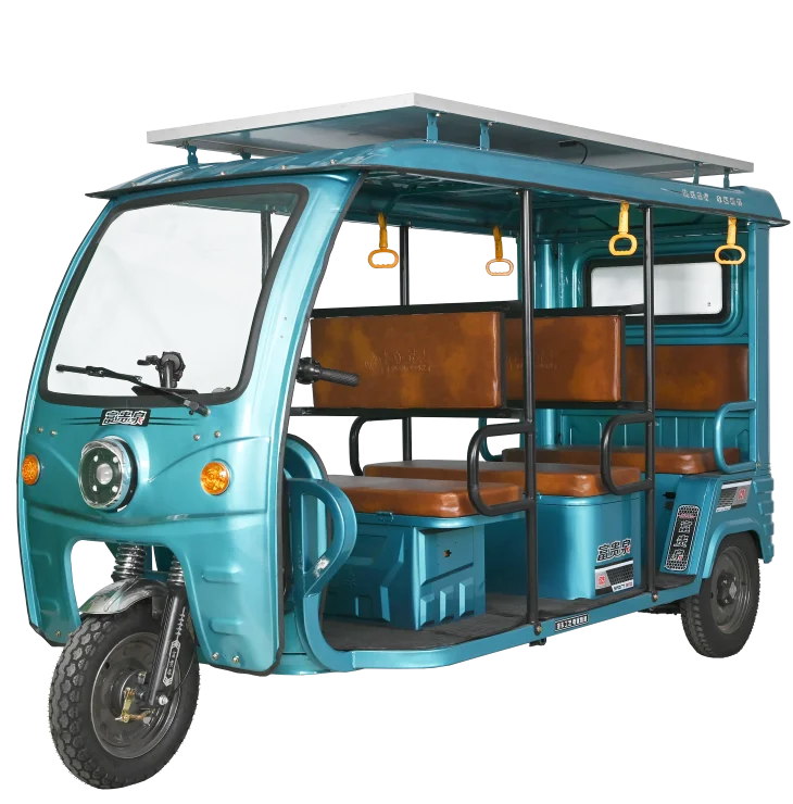 Большие сиденья для пассажирского трехколесного такси 6 Passnger Bajaj высококачественный Электрический трехколесный велосипед с 3 колесами взрослых