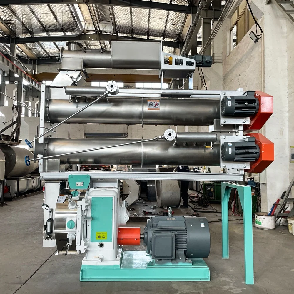 Rongda 3-5T/H Steel Ring Die Pelletizer Machine New CE-Certified Animal Feed Pellet Machine Poultry Gear Manufacturers Plants