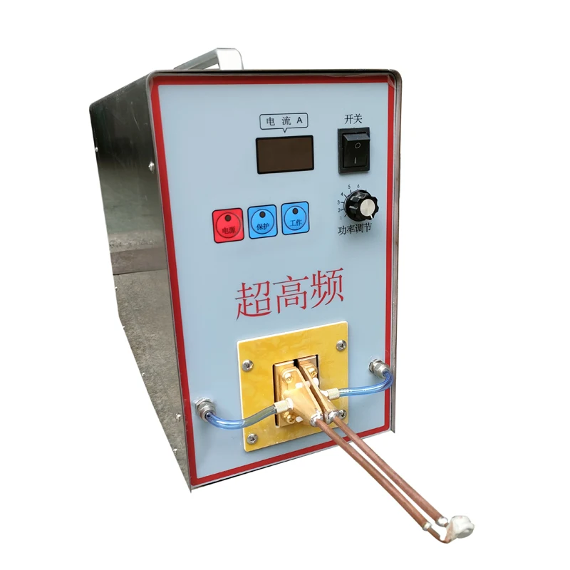 Manual brazing machine for wood saw blade high frequency welding carbide tips induction heating equipment