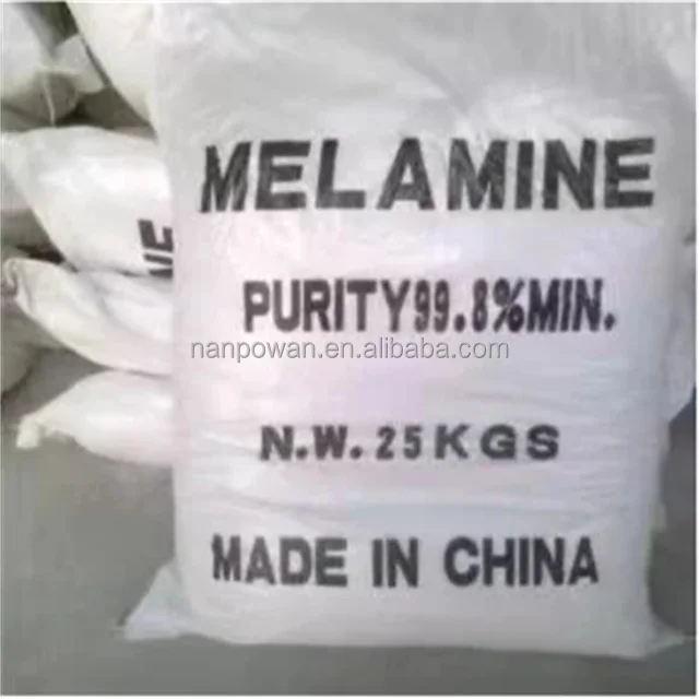 Melamine Supplier Manufacturer C3H6N6 China Chemical 108-78-1 Price 99.5% Raw Material White Melamine Powder
