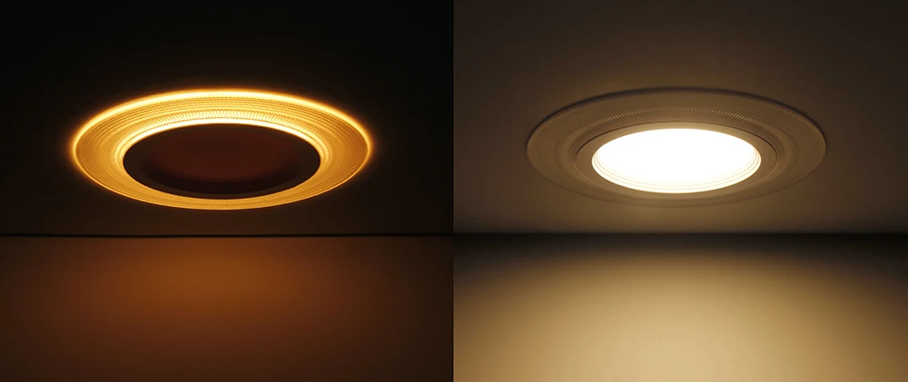 6 inch recessed night light retrofit downlight with junction box 5 CCT adjustable Indoor Lighting