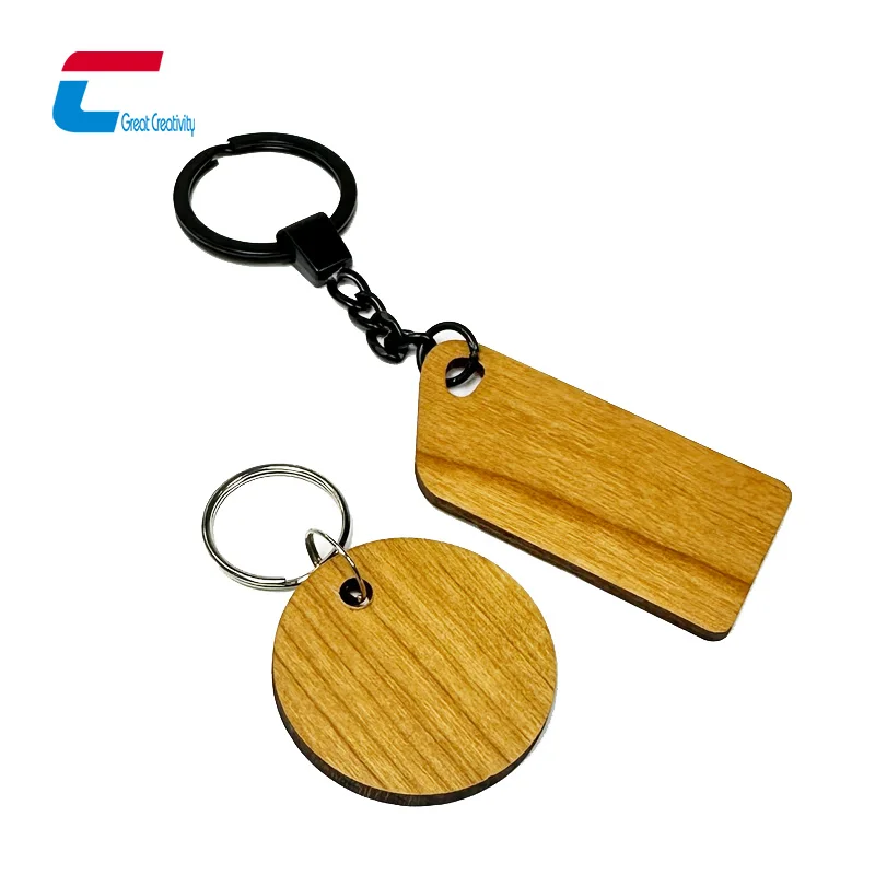 Bible Verse Card NFC Keychain Christian Wooden Engraved Keychain Bible Verse Keychain